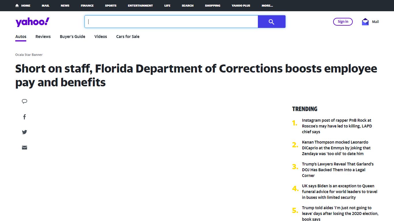 Short on staff, Florida Department of Corrections boosts employee pay ...